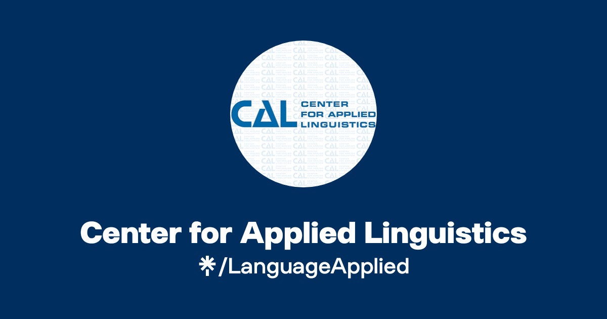 Center for Applied Linguistics | Instagram, X, Facebook | Linktree
