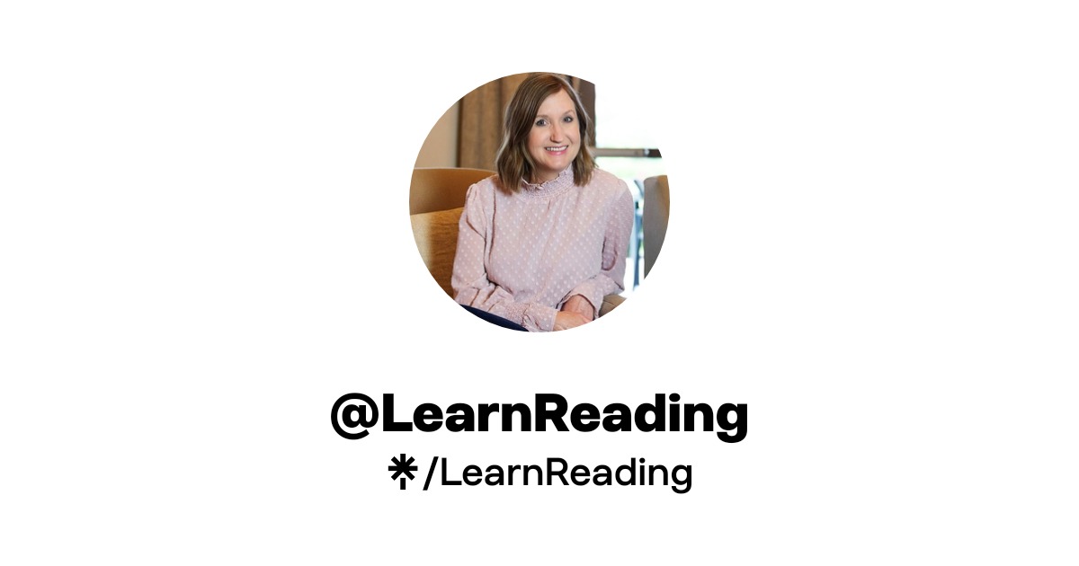 LearnReading Official: TikTok, Instagram | Linktree