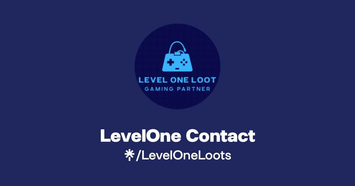 LevelOne Contact | Instagram | Linktree