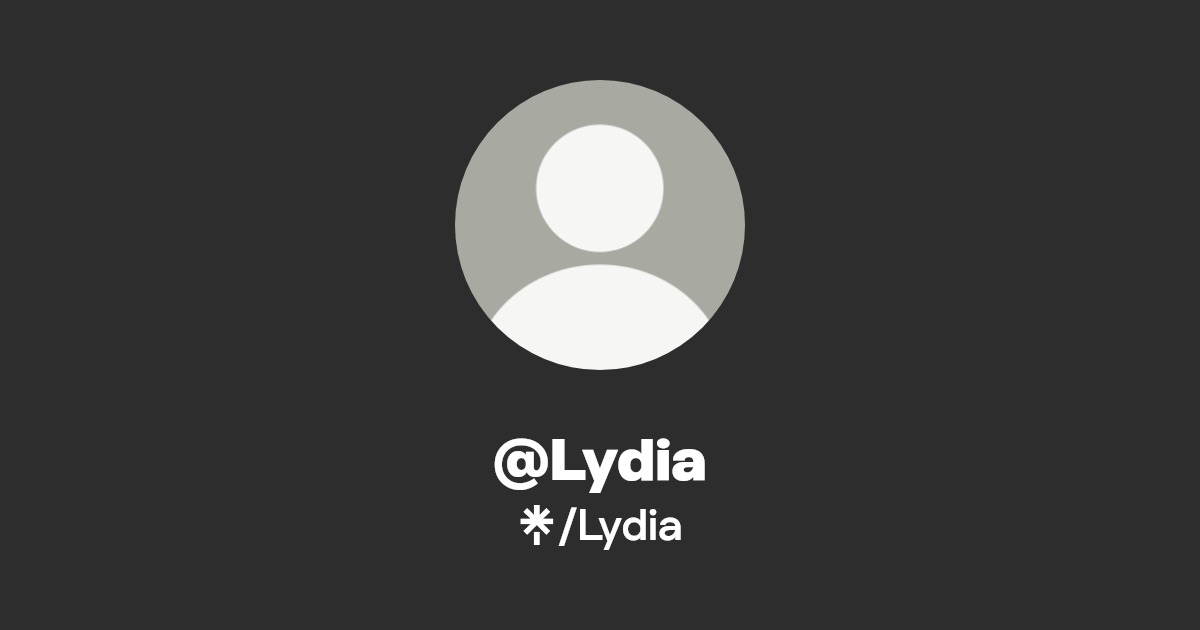 Lydia Linktree