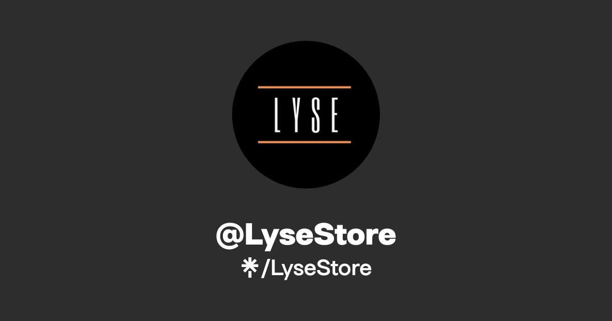 LyseStore | Instagram, TikTok | Linktree