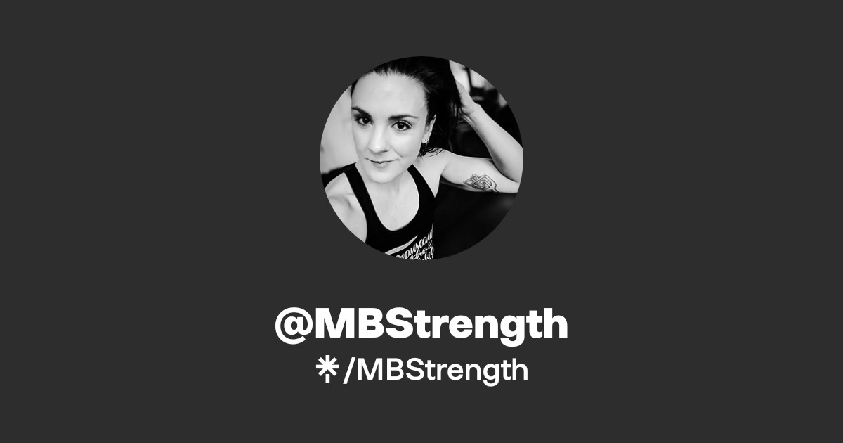 @MBStrength | Linktree