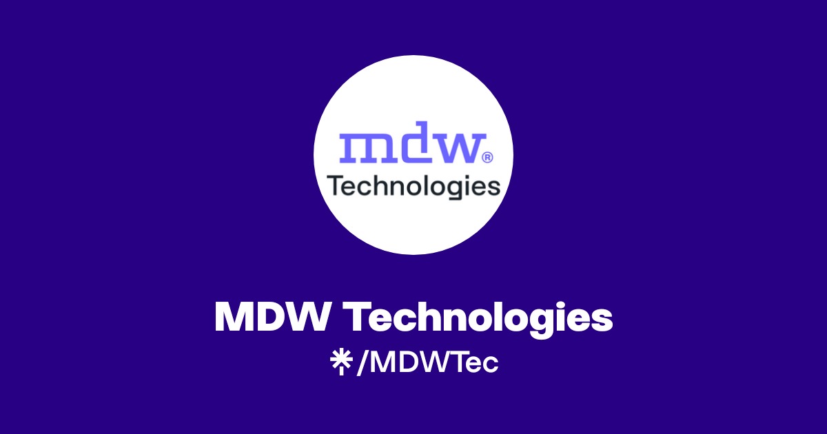 MDW Technologies Official: Instagram | Linktree