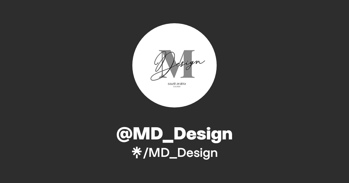 MD_Design | Instagram | Linktree