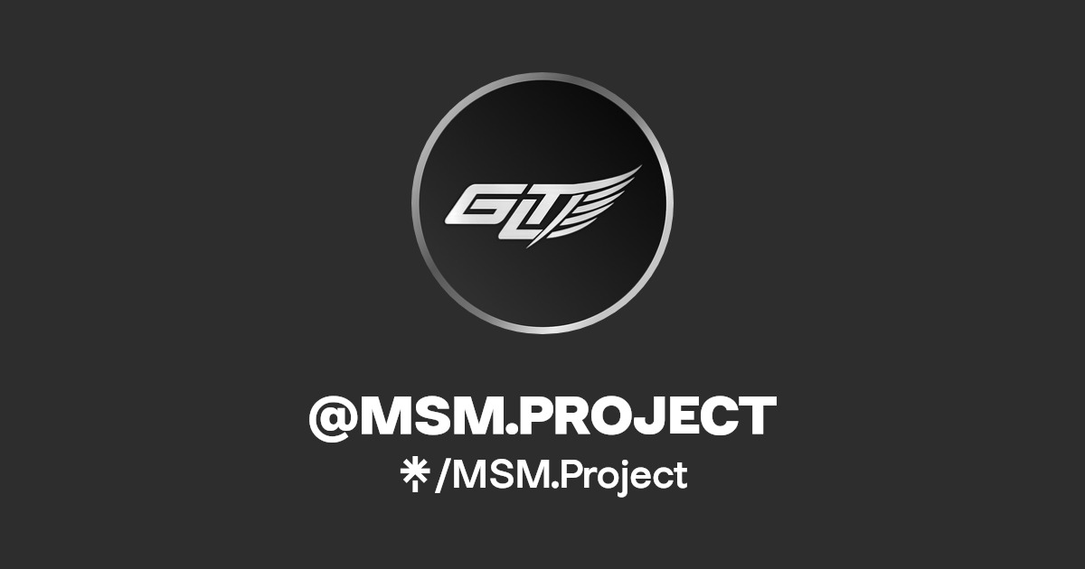 @MSM.PROJECT | Instagram, TikTok | Linktree