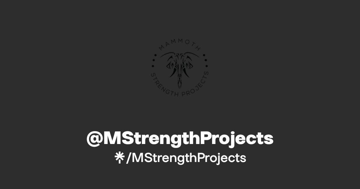 @MStrengthProjects | Linktree