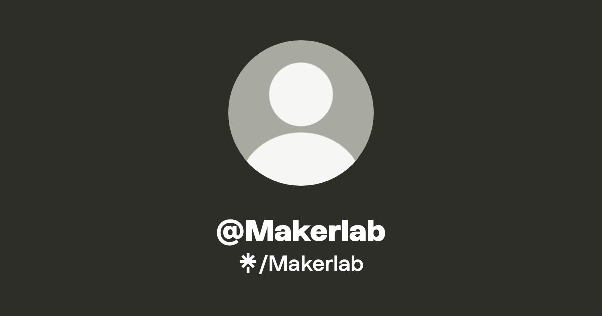 Makerlab | Instagram, Facebook | Linktree