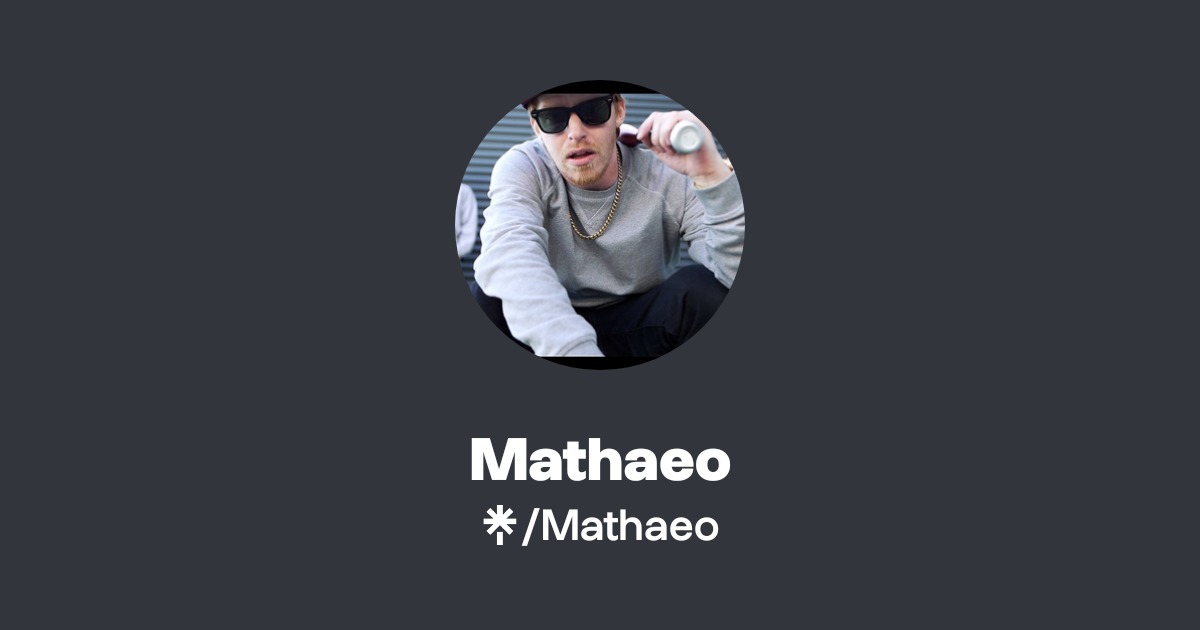 Mathoe Mathaeo - Listen on Spotify - Linktree