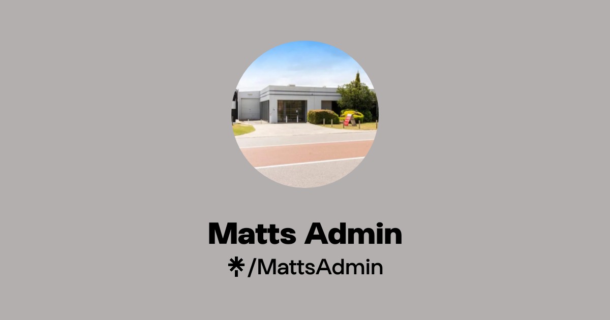 Matts Admin | Linktree