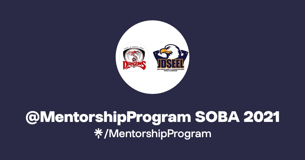 @MentorshipProgram SOBA 2021 | Linktree