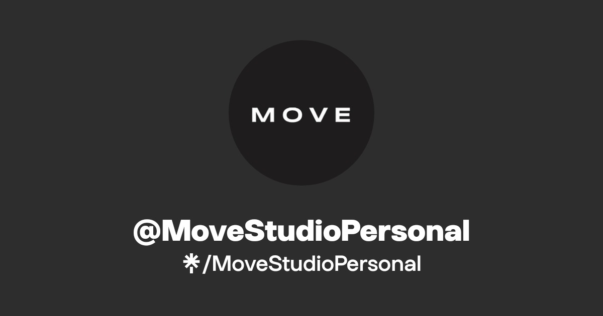 MoveStudioPersonal | Instagram | Linktree