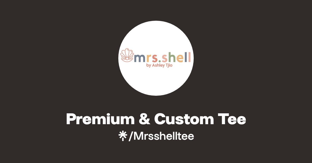 Premium & Custom Tee | Instagram | Linktree