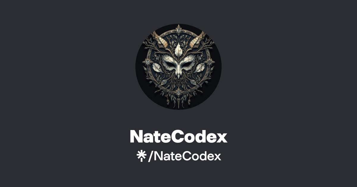 NateCodex | Instagram | Linktree