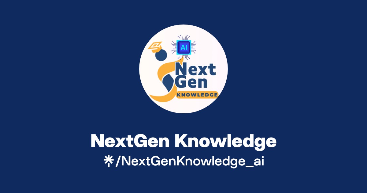 Knowledge Next NextGen Knowledge | Instagram, Facebook | Linktree