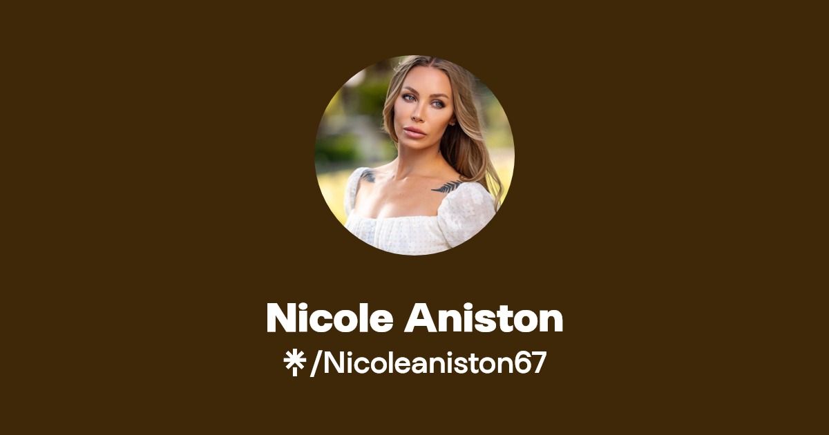 Nicole Aniston Official: Instagram | Linktree