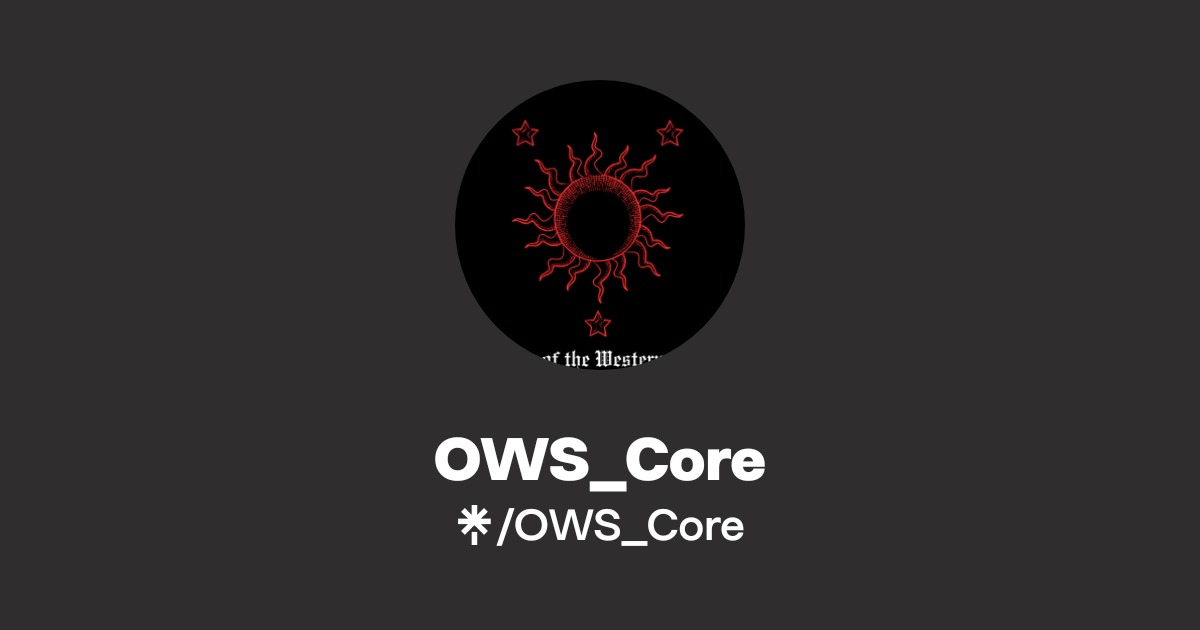 Ows Foundation OWS_Core | Linktree