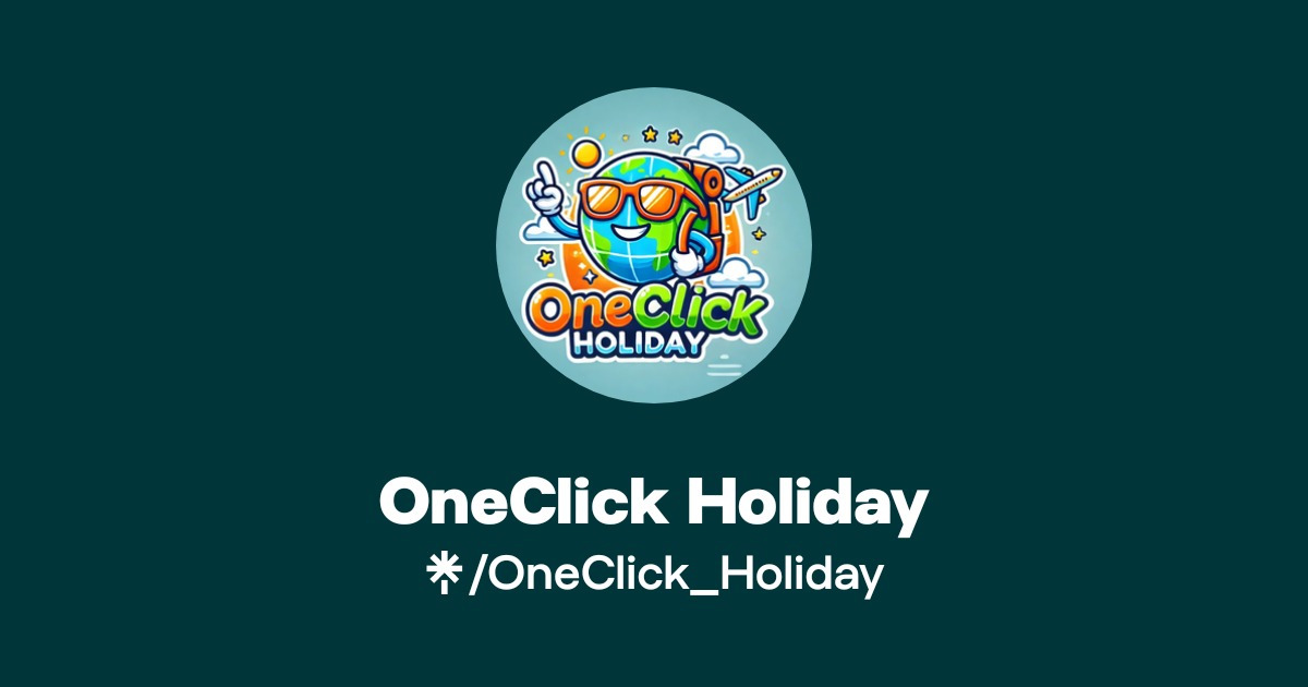 OneClick Holiday | Instagram, Facebook | Linktree