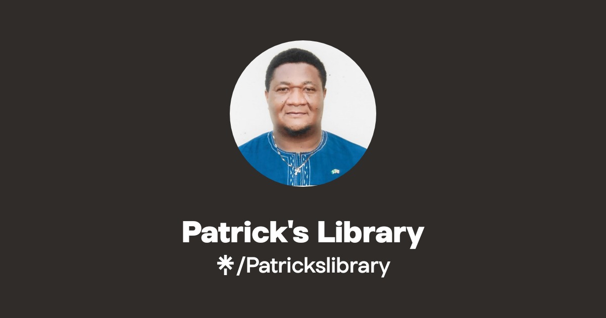 Patrick's Library | Facebook | Linktree