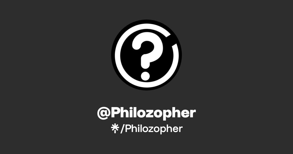 Philozopher Philozopher | TikTok, Twitch | Linktree