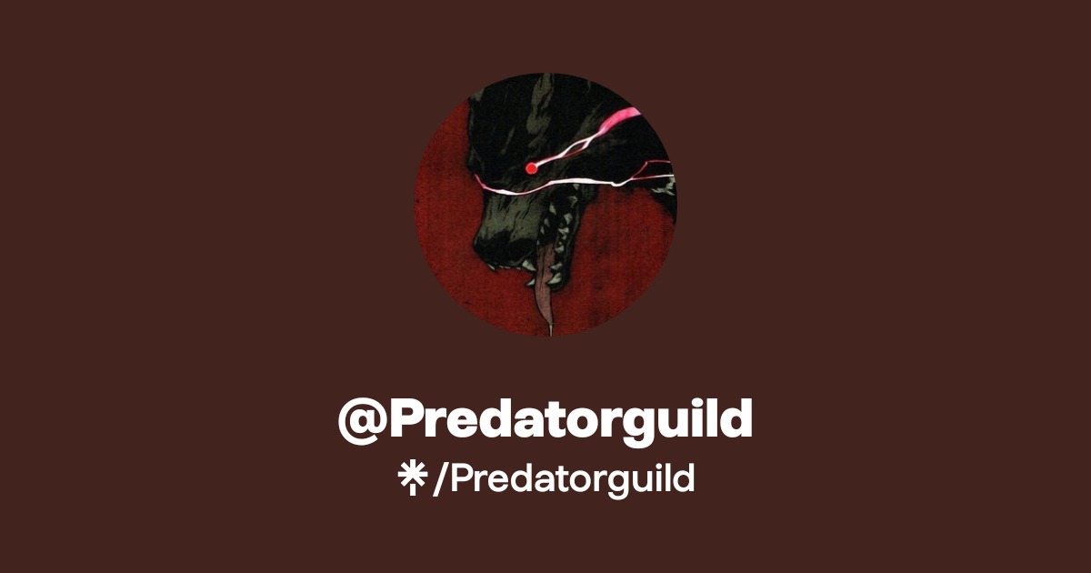 Predatorguild Official: Instagram | Linktree