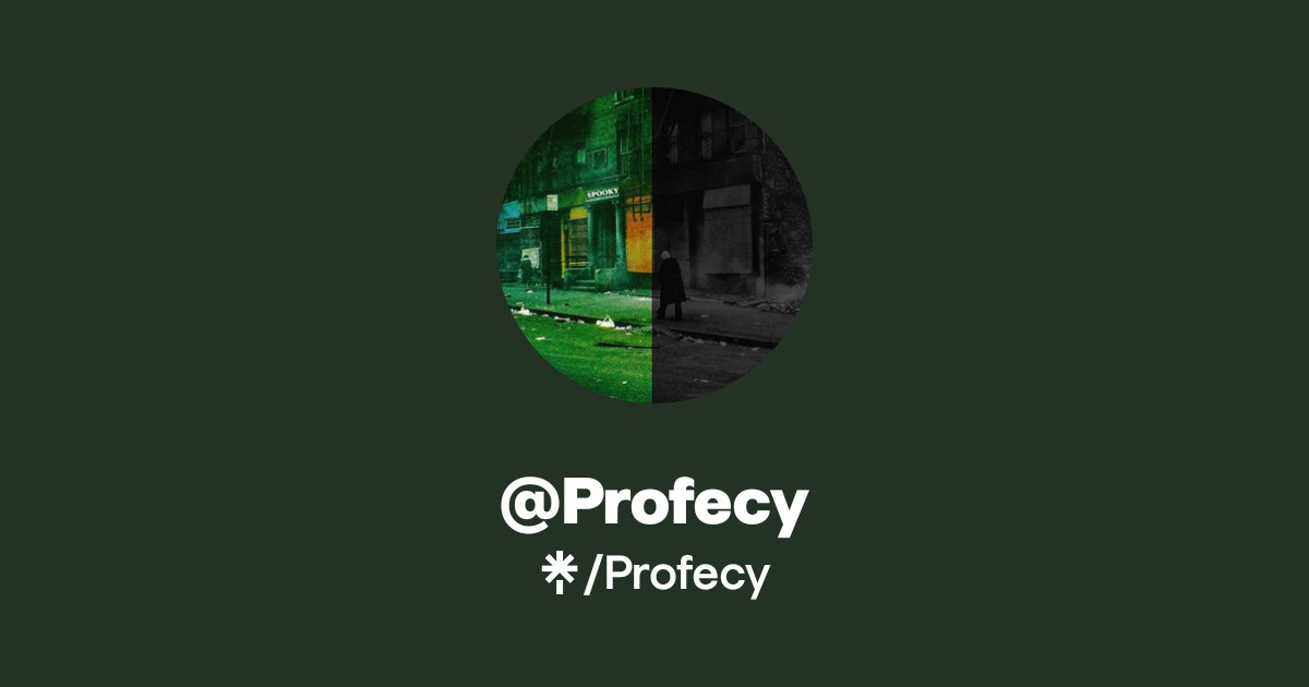 Profecy Rapper @Profecy | Linktree