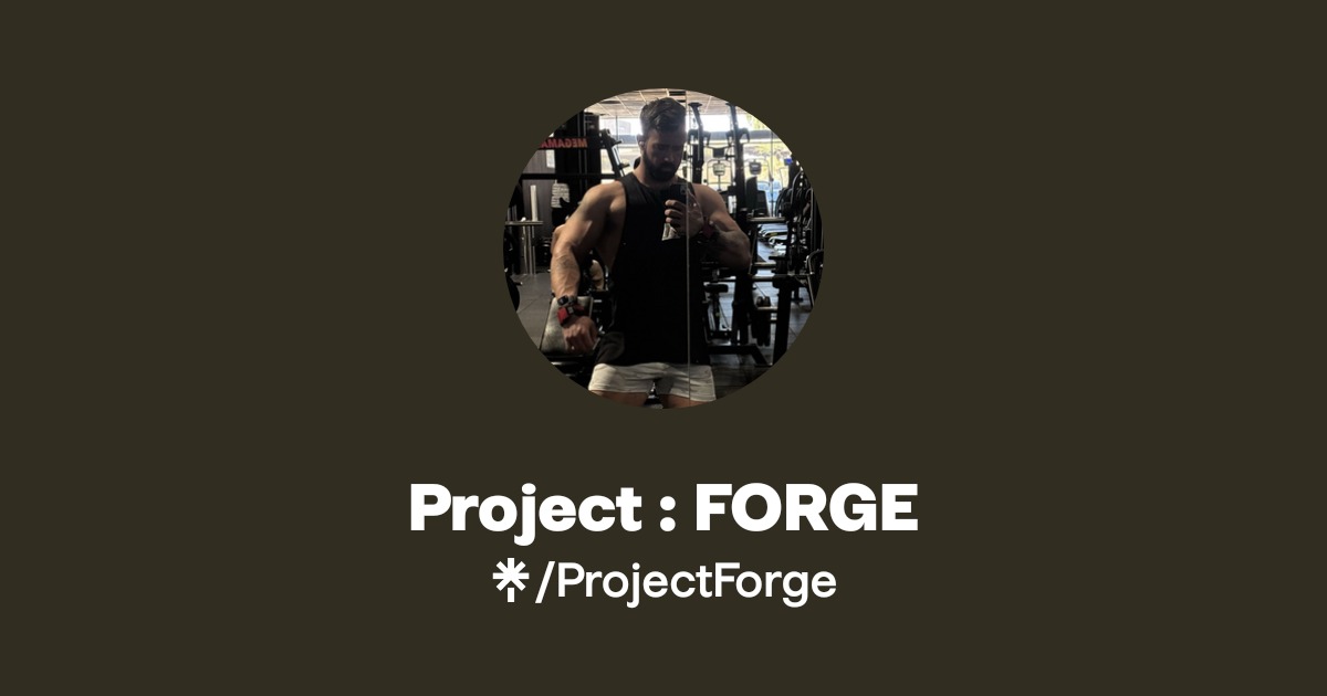 Project : FORGE | Instagram | Linktree