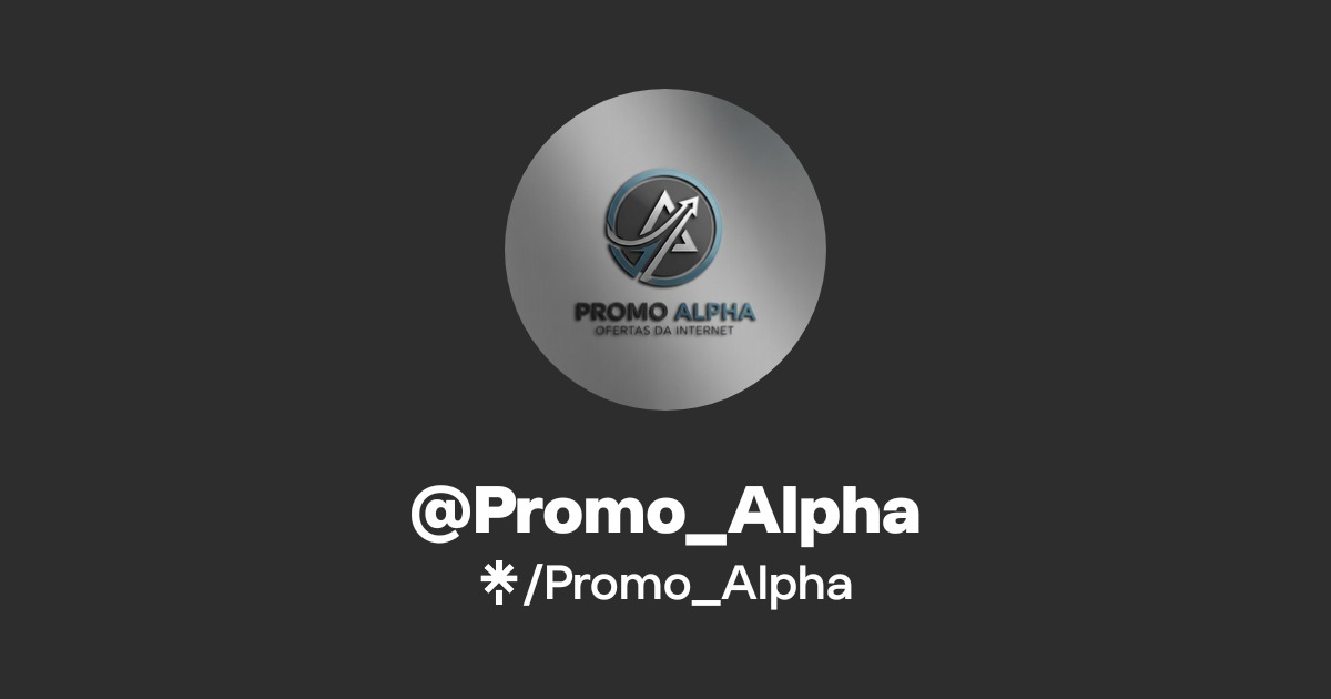 Promo_Alpha | Instagram | Linktree