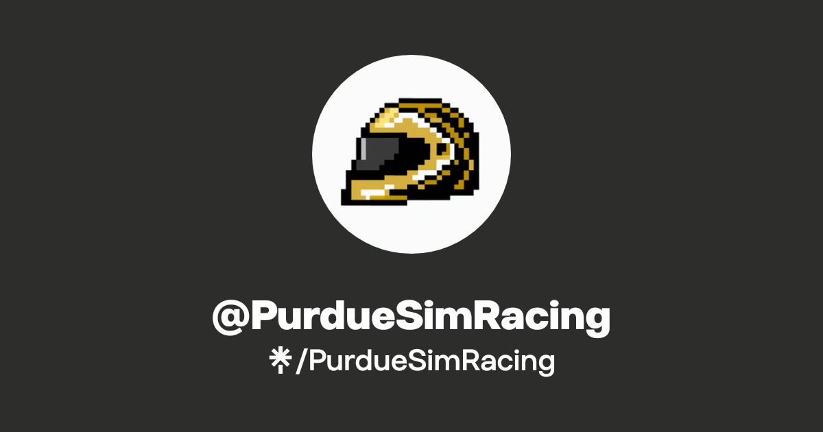 @PurdueSimRacing | Linktree