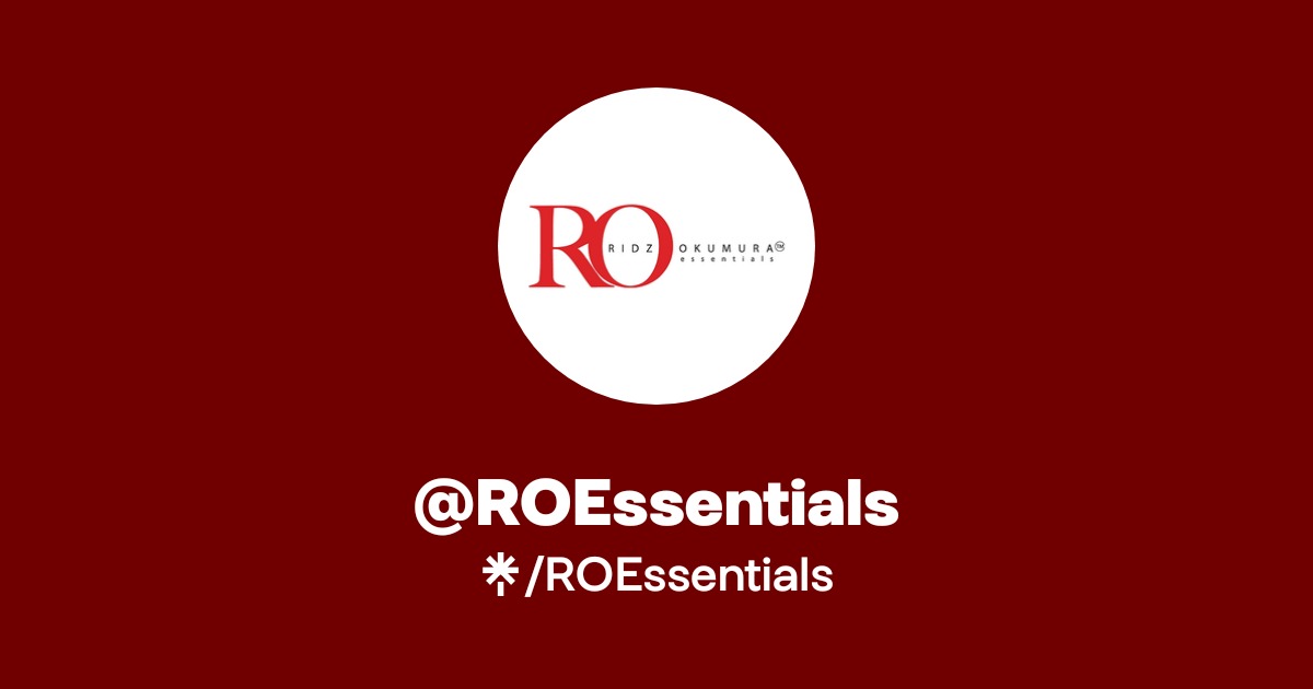 Ros Essentials ROEssentials | Instagram, Facebook, TikTok | Linktree