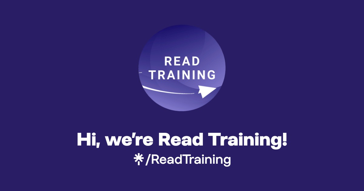Hi, we’re Read Training! | Instagram | Linktree