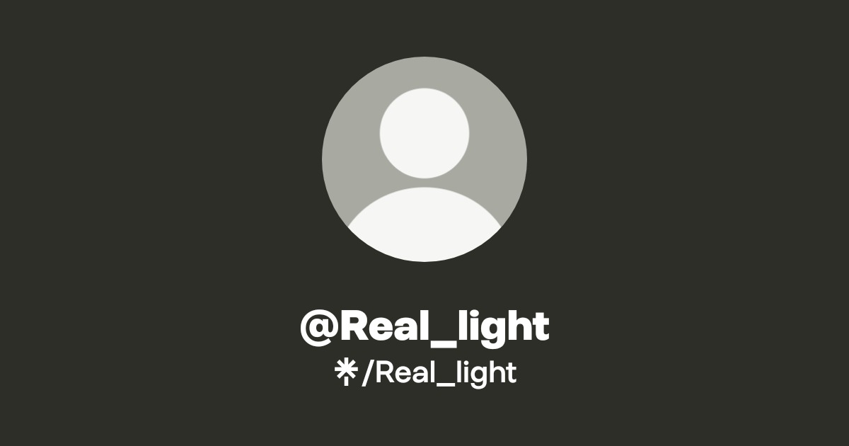 Real Lighter @Real_light | Linktree