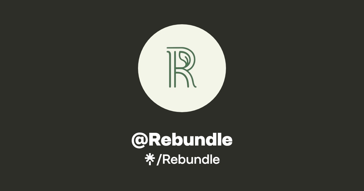 Rebundle Logo @Rebundle | Linktree