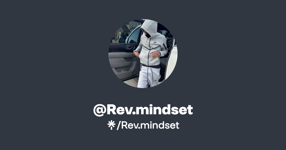Rev.mindset | Instagram | Linktree