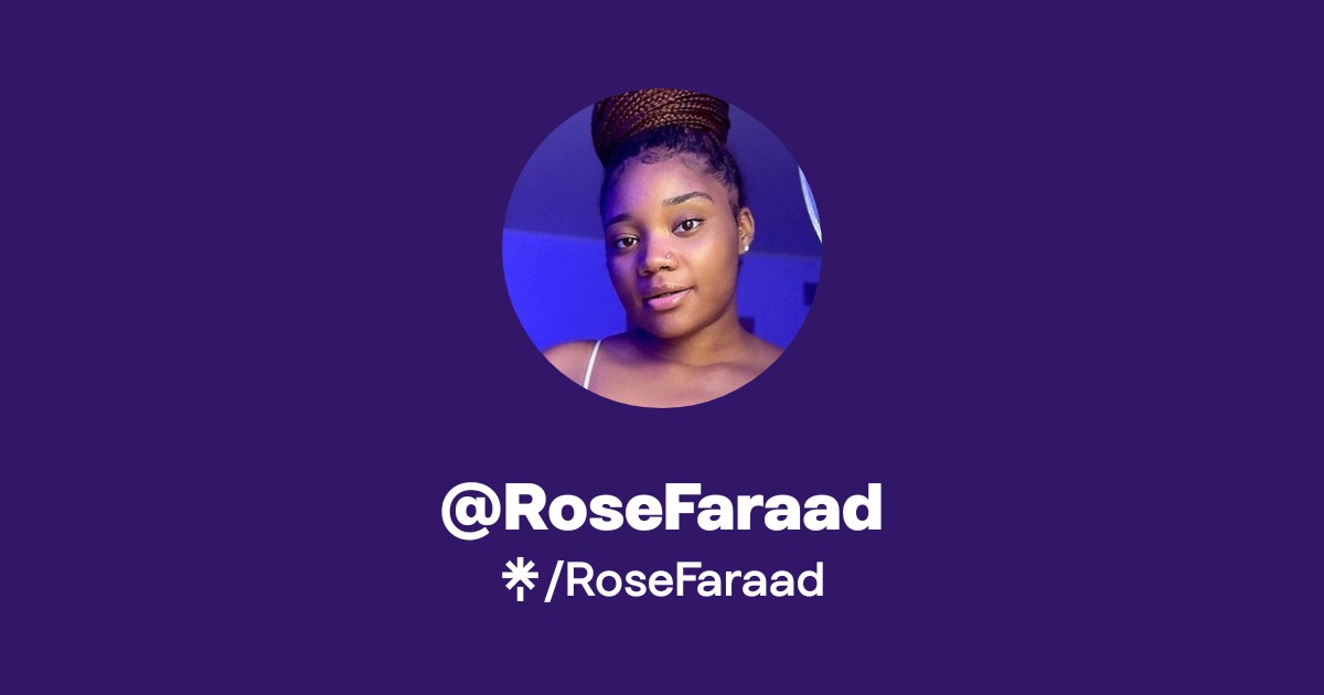 Rose Rifaat @RoseFaraad | Linktree