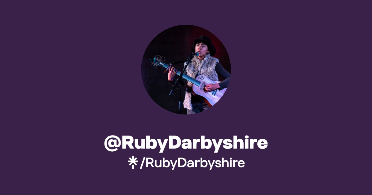 RubyDarbyshire | Instagram, Facebook | Linktree