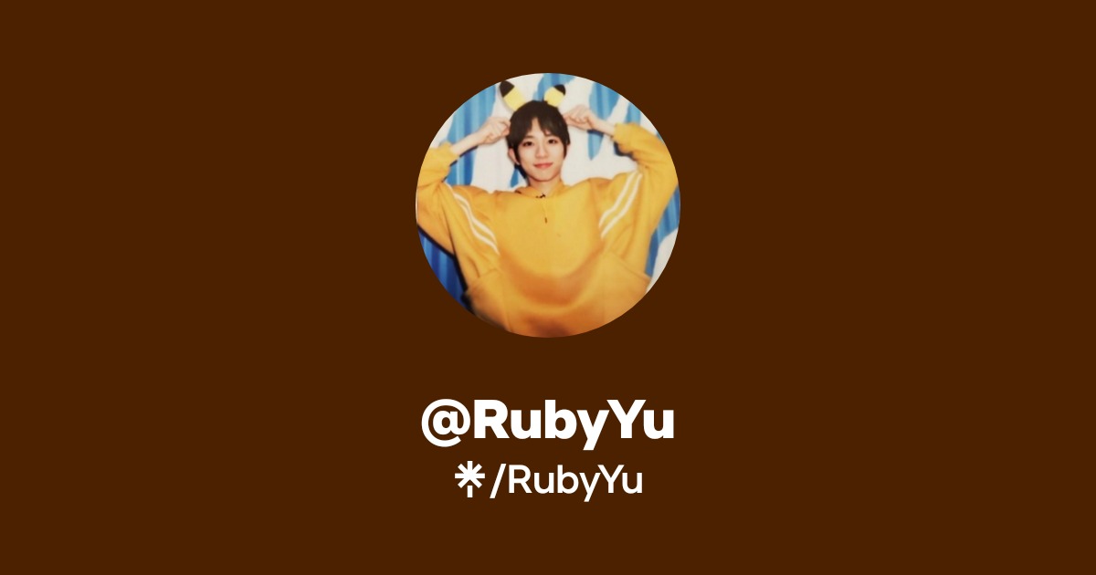 @RubyYu | Linktree