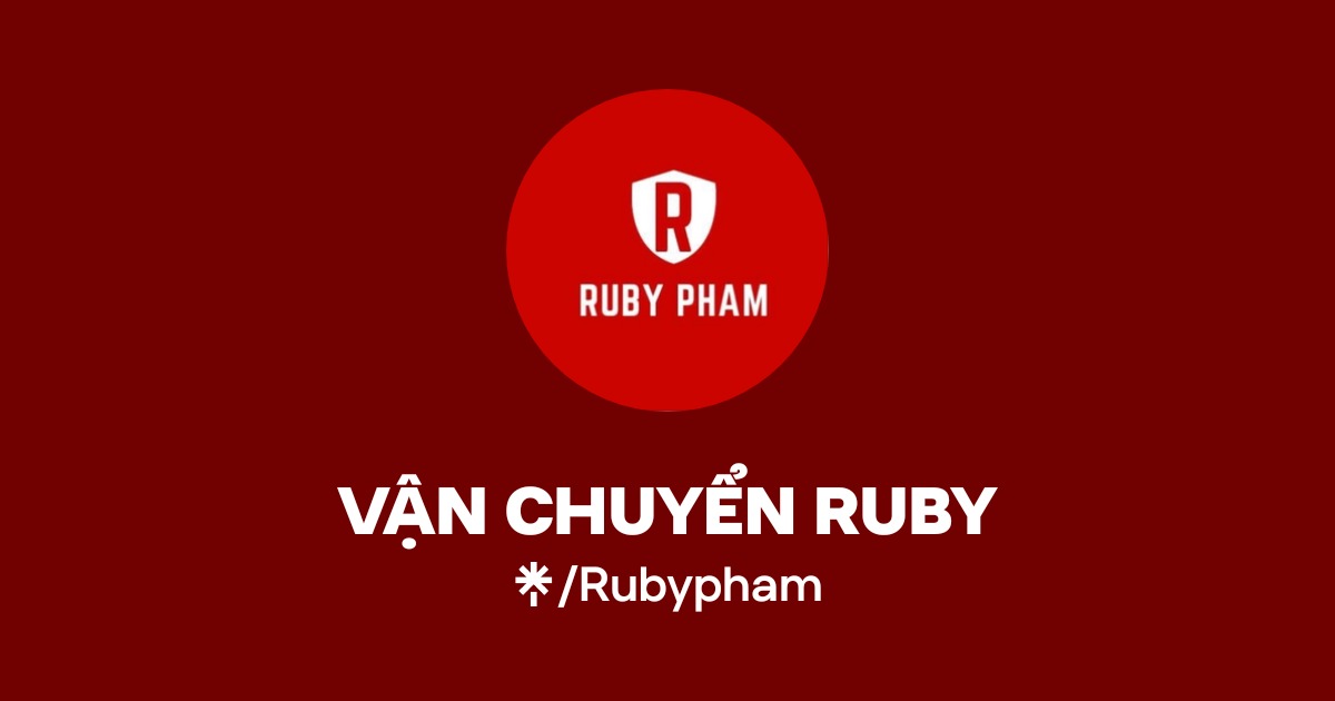 VẬN CHUYỂN RUBY | Instagram | Linktree