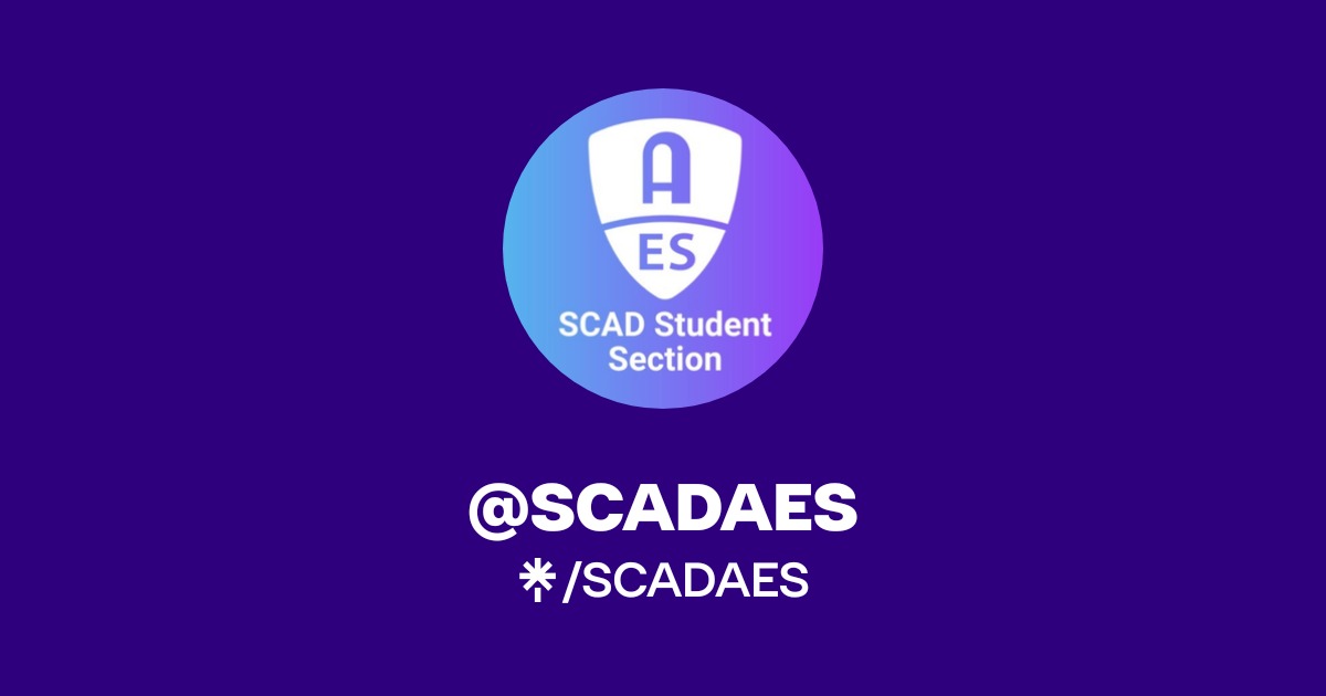SCADAES Official: Instagram | Linktree