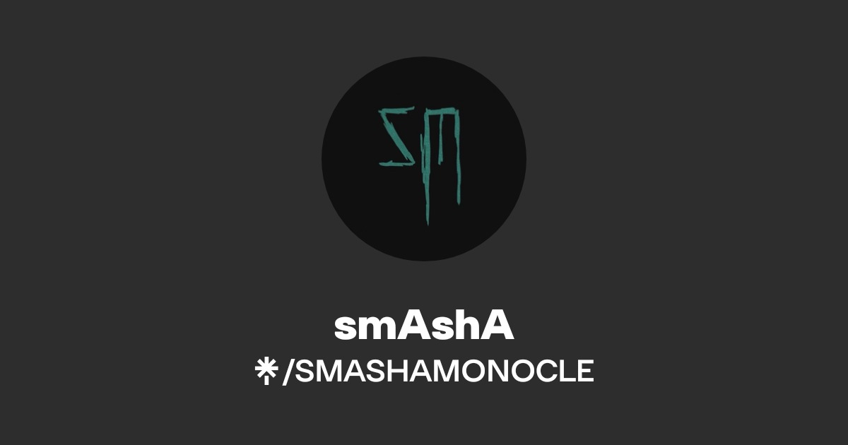 Smasha Uk Rapper SMASHA MONOCLE | Instagram, Facebook, TikTok | Linktree