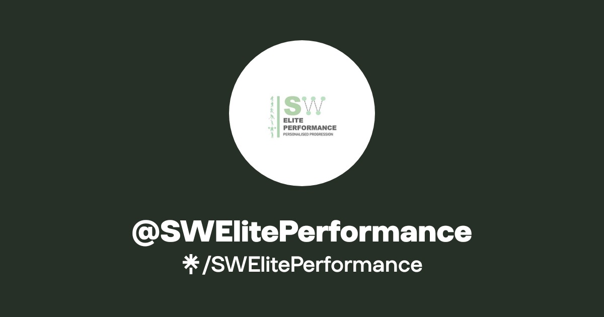 Sw Elite SWElitePerformance | Twitter, Instagram, Facebook | Linktree