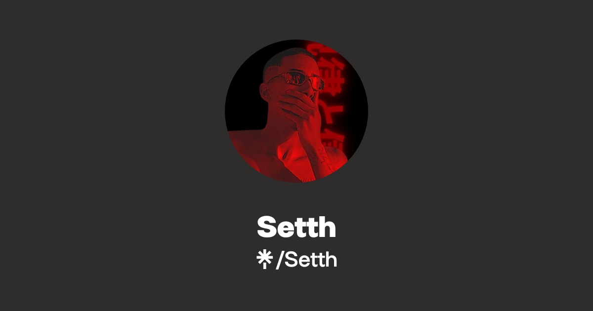 Setthis Setth | Instagram | Linktree