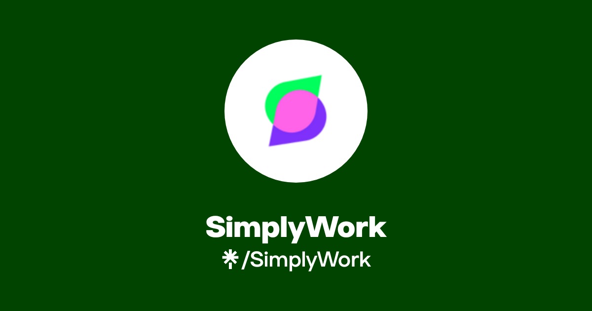 SimplyWork | Instagram, Facebook | Linktree