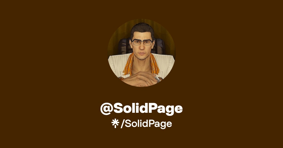 @SolidPage's link in bio | Twitter and socials | Linktree