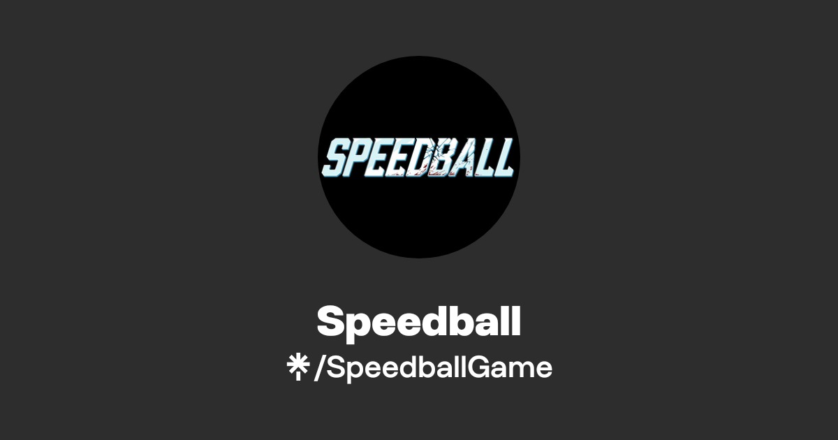 Speedball Official: Instagram, Facebook, Twitter | Linktree