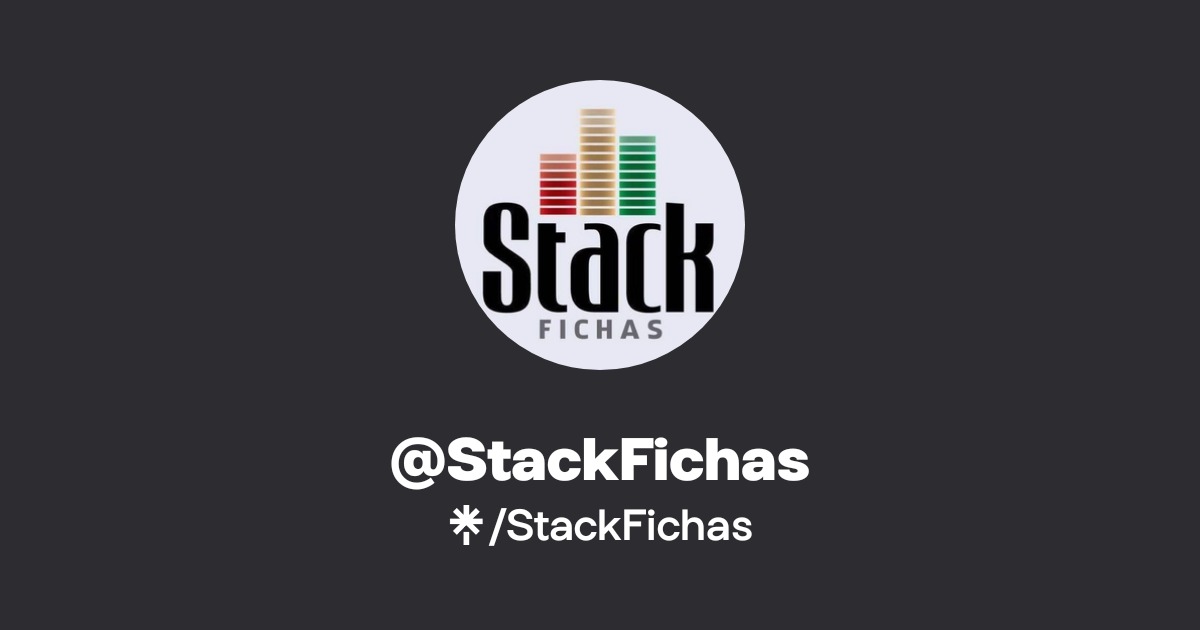 @StackFichas | Linktree