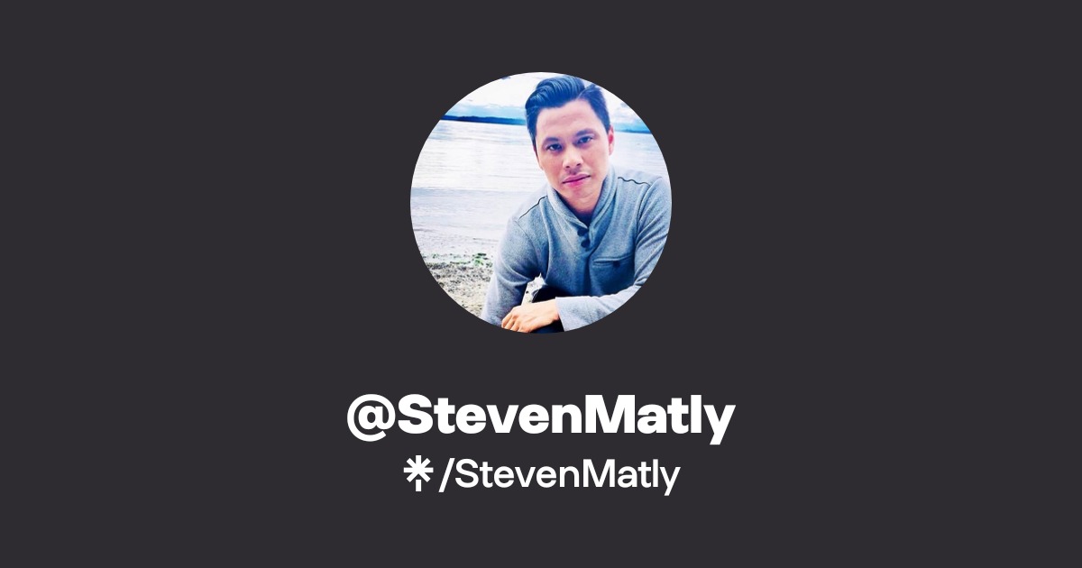 Steven Matlin StevenMatly | Twitter, Instagram, Facebook, TikTok | Linktree