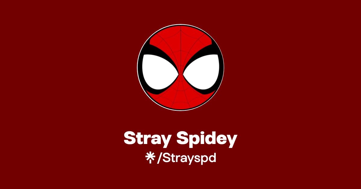Stray Spidey Official: TikTok, Instagram | Linktree