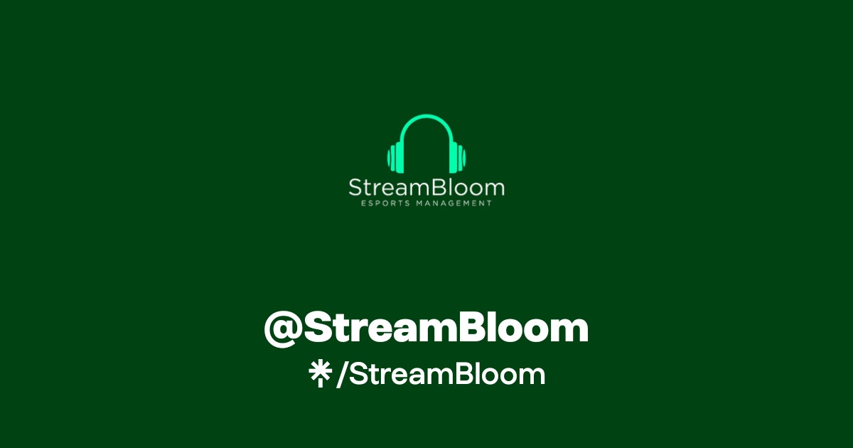 StreamBloom | Twitter, Instagram, Twitch | Linktree