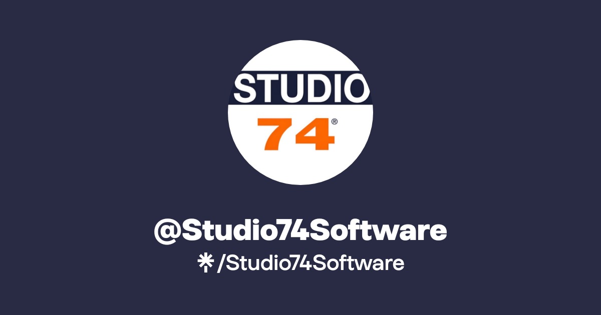 Studio74Software | Twitter, Facebook | Linktree