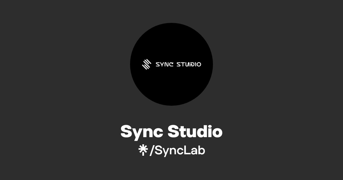 Sync Studio | Instagram | Linktree